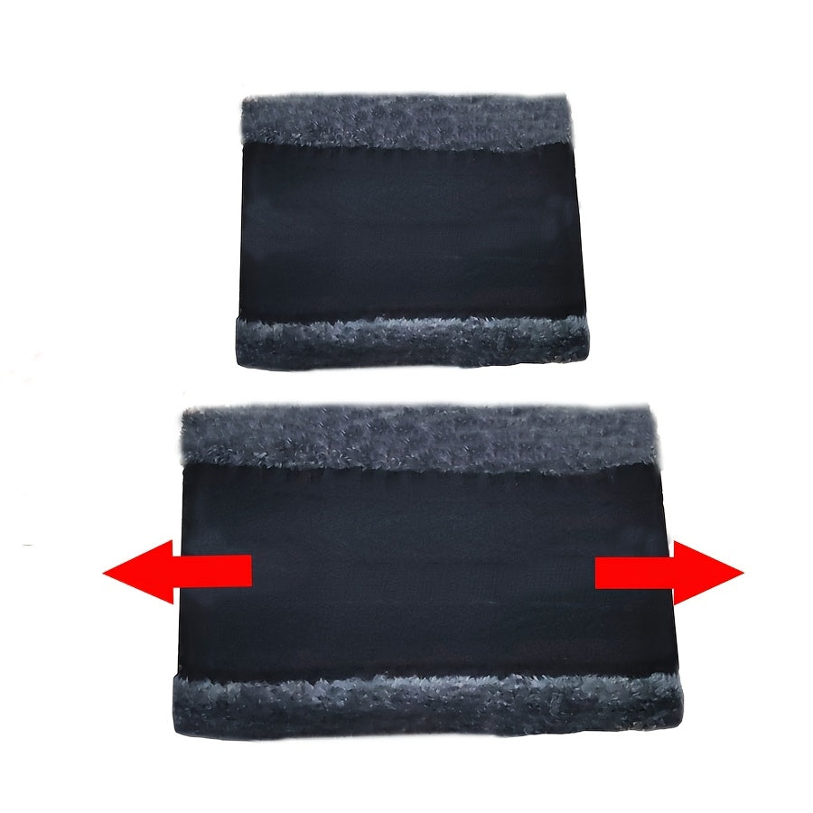 4pcs Set Men Winter Hat Scarf Gloves Socks Set Warm Women Beanie Hats Neck Warmer Non Slip Gloves