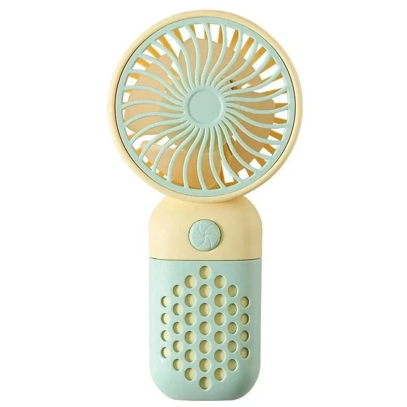 2025 New Handheld Charging Fan Cartoon Cute Small Student Charging Small Fan Portable Mini USB Fan Mini Pocket