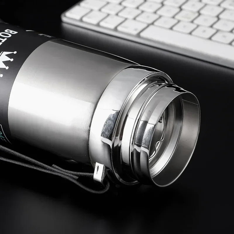 1L Stainless Steel Thermos Bottle Thermal Water Bottle Keep Cold And Hot Water Bottle Thermos For Water Tea Coffee Vacuum Flasks