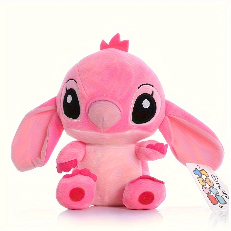 [Lilo & Stitch Plush Toy] Officially Licensed Lilo & Stitch Plush Toy - Soft Fabric, Cute Cartoon Design with Pink & Blue Accents, Collectible Gift, Birthday Surprise, Home Decor, Stuffed Animal, Playful Design, Quality Craft
