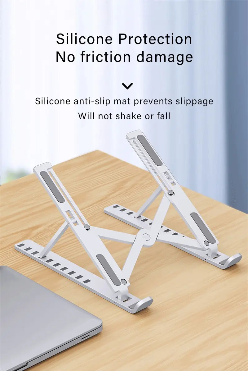 Foldable Laptop Stand Adjustable Portable Notebook Bracket Support Base ABS Holder For Macbook Air Pro Accessories Convenient