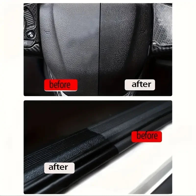 Crystal clear car plastic repair agent - car interior and panel renewal wax coating agent car wax car polishing wax