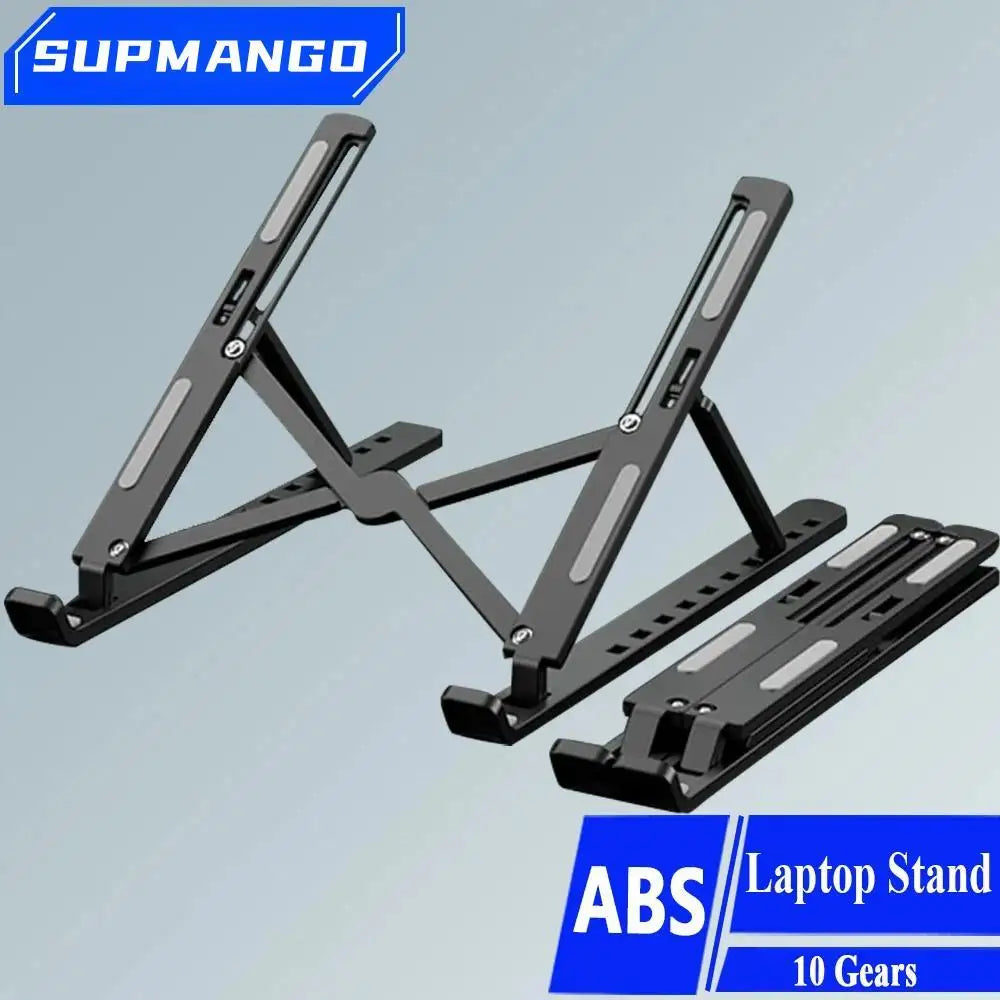 Foldable Laptop Stand Adjustable Portable Notebook Bracket Support Base ABS Holder For Macbook Air Pro Accessories Convenient