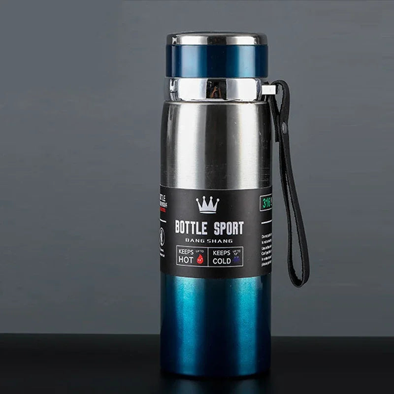 1L Stainless Steel Thermos Bottle Thermal Water Bottle Keep Cold And Hot Water Bottle Thermos For Water Tea Coffee Vacuum Flasks