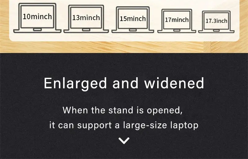Foldable Laptop Stand Adjustable Portable Notebook Bracket Support Base ABS Holder For Macbook Air Pro Accessories Convenient