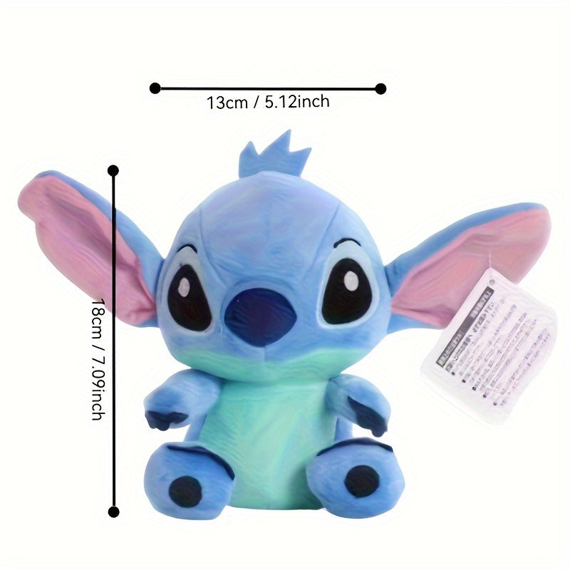 [Lilo & Stitch Plush Toy] Officially Licensed Lilo & Stitch Plush Toy - Soft Fabric, Cute Cartoon Design with Pink & Blue Accents, Collectible Gift, Birthday Surprise, Home Decor, Stuffed Animal, Playful Design, Quality Craft